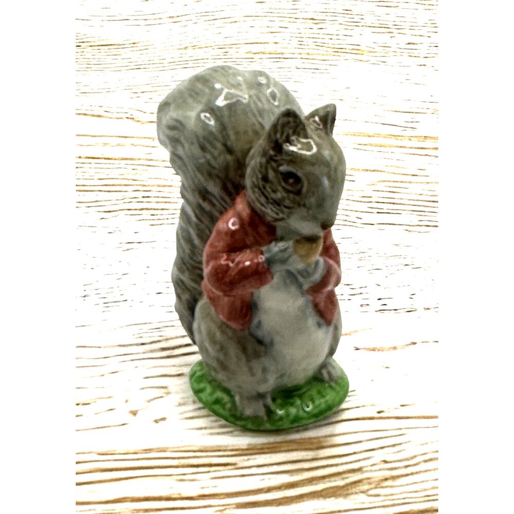 Beatrix Potter's "Timmy Tiptoes" Figurine F Warne & Co, Beswick, England 1948
